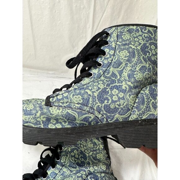 K + O combat boots canvas size 9 womens - Picture 8 of 10